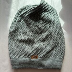 NWT The North Face Greenish-Gray beanie